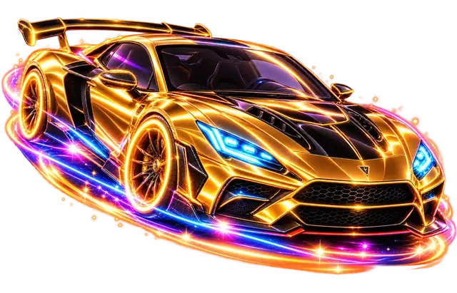Luxury Car 3D gift
